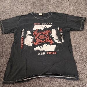 Red Hot Chili Peppers Black Graphic T-Shirt